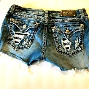 Miss me cut off shorts